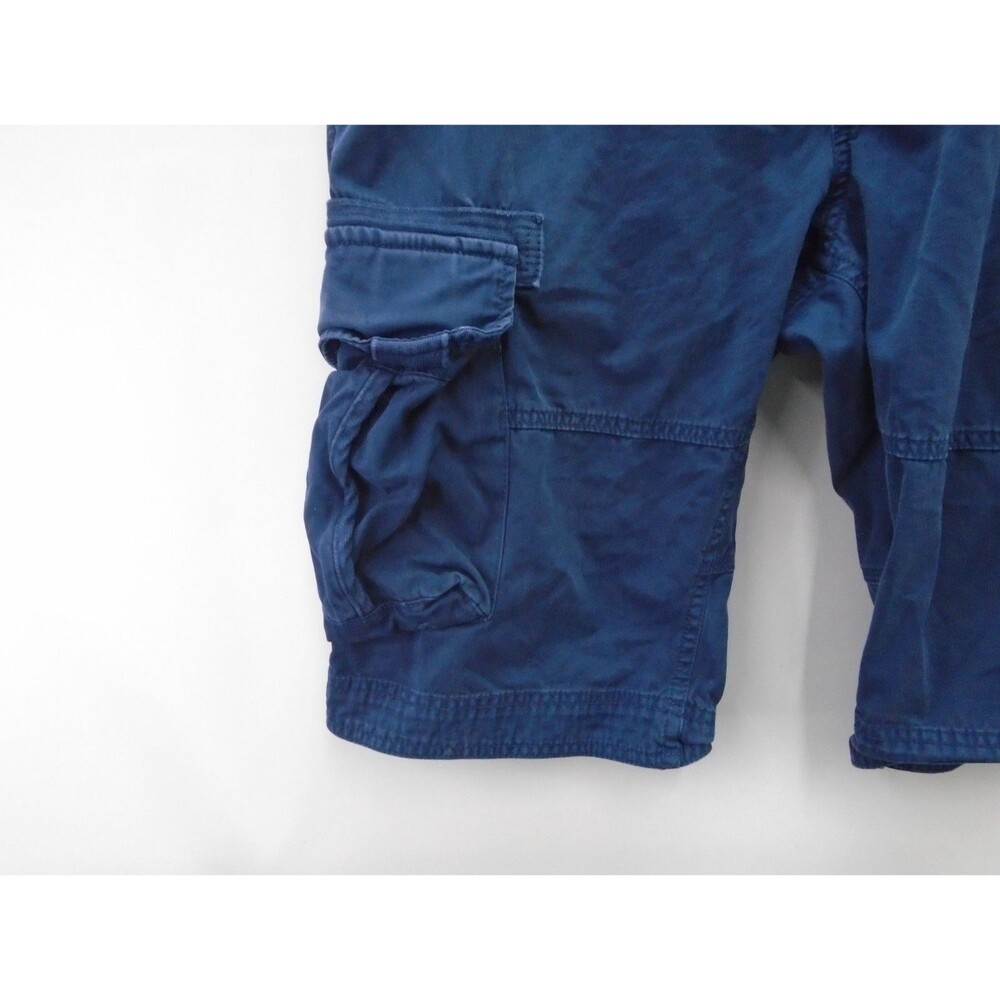 Superdry Core Heavy Cargo Lite Mens Size 34 Blue Shorts Utility Military Style - Picture 5 of 9